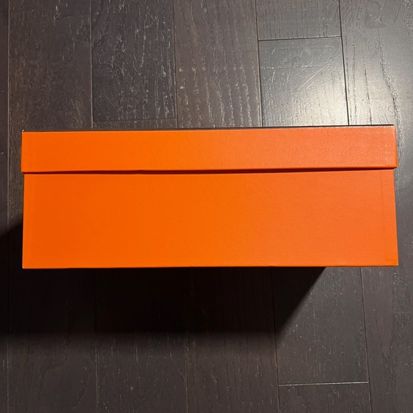 Hermes large size empty box shoe box case decoration storage orange - Picture 5 of 12